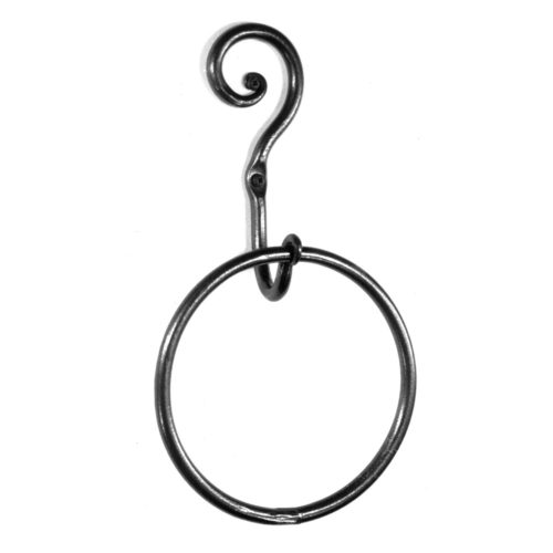Curl Towel Ring | Wrought Iron Home AccessoriesWrought Iron Home ...