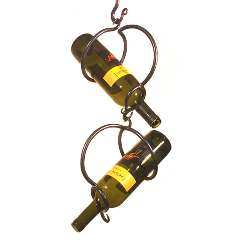 6 Bottle Wine Rack Wrought Iron Home AccessoriesWrought Iron Home Accessories