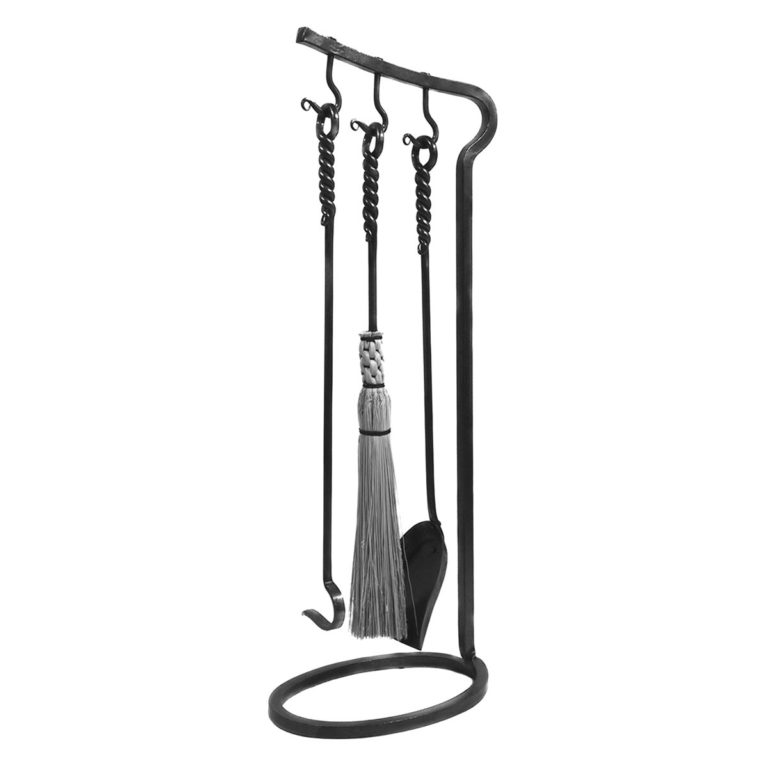 WHD3S Fireplace Set Wrought Iron Home AccessoriesWrought Iron Home